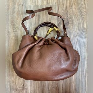 Michael Kors "Skorpios" Pebbled Leather Bag EUC